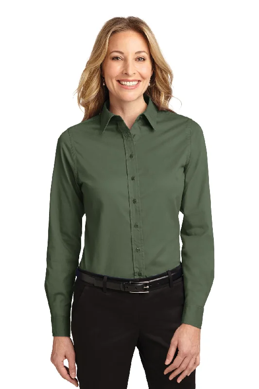 Port Authority Women's Long Sleeve Easy Care Shirt.  L608 2 of 3 Fashionable Short Sleeve Vest