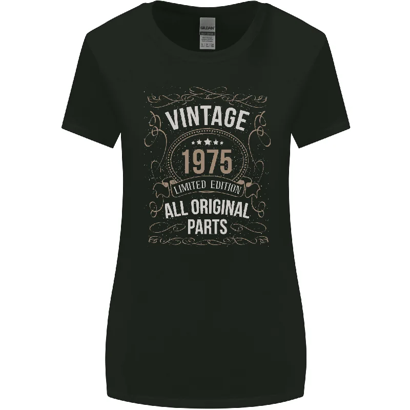 48th Birthday Limited Edition 1975 Womens Wider Cut T-Shirt Layered Multi-layer Single Layer