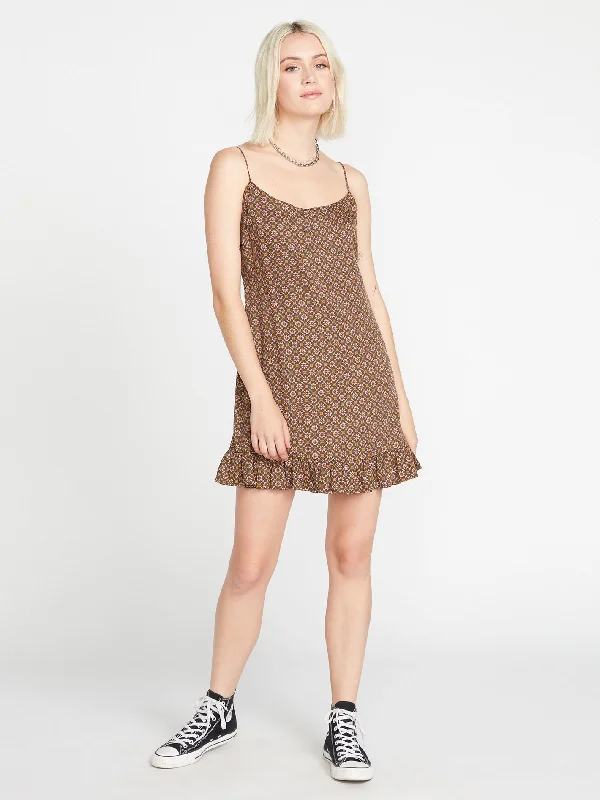 Beachnut Mini Dress - Espresso Trendy Camisole Mini Dress