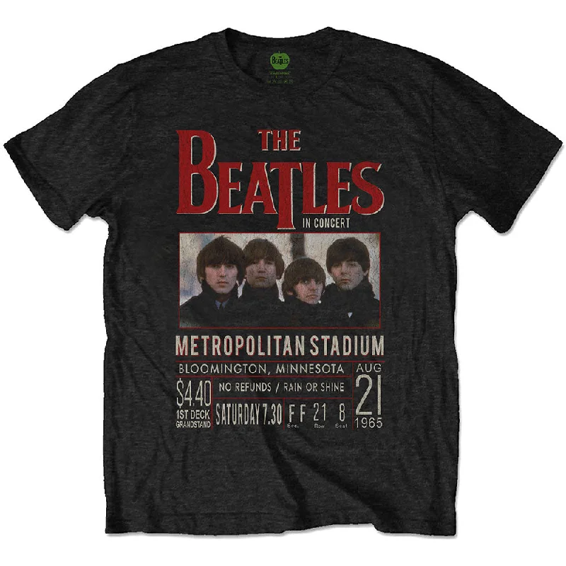 The Beatles | Official Band T-Shirt | Minnesota 1965 Elasticated Padded Insulated