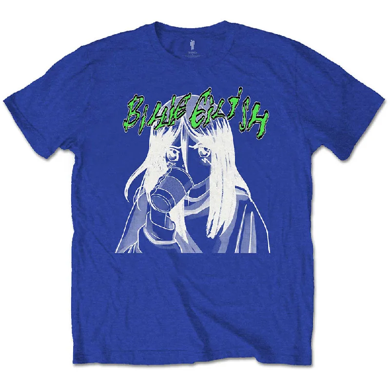 Billie Eilish | Official Band T-Shirt | Anime Drink Graphic Embroidered Appliqued