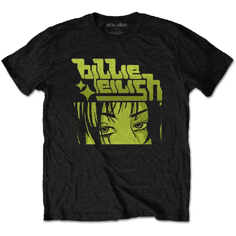 Billie Eilish | Official Band T-Shirt | Anime Logo Anti-Shrink Durable Soft