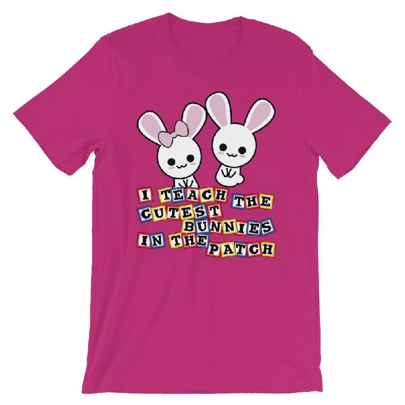 Cute Preschool or Kindergarten Teacher Easter T-Shirt Anti-Shrink Durable Soft