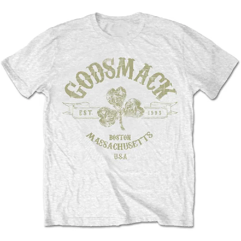 Godsmack | Official Band T-Shirt | Celtic Wool Fabric Cashmere Fabric Tweed Fabric