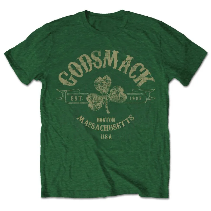 Godsmack | Official Band T-Shirt | Celtic Beaded Sequined Faux Fur