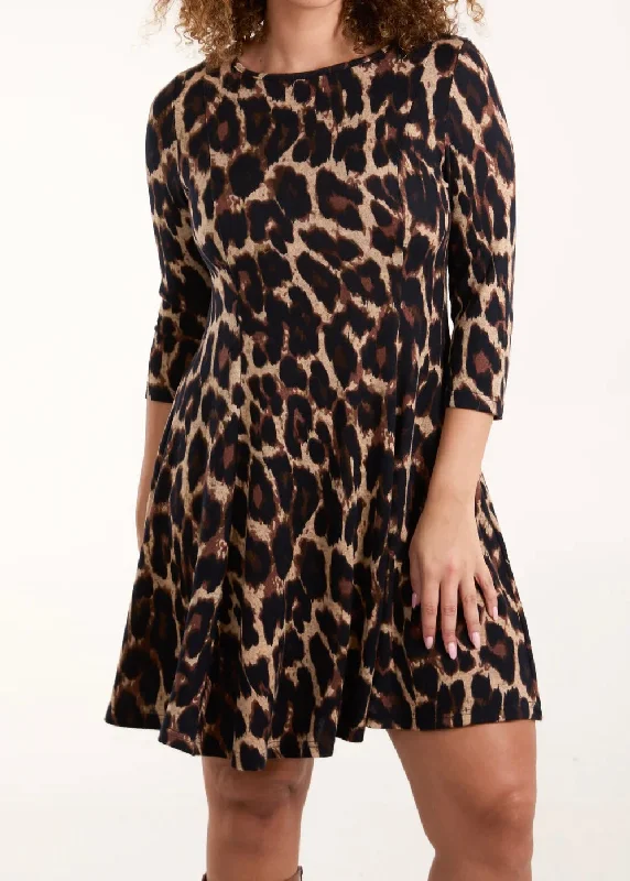 Brown Leopard Print