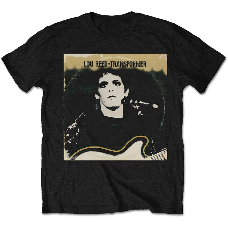 Lou Reed | Official Band T-Shirt | Transformer Vintage Cover Embroidered Appliqued Beaded