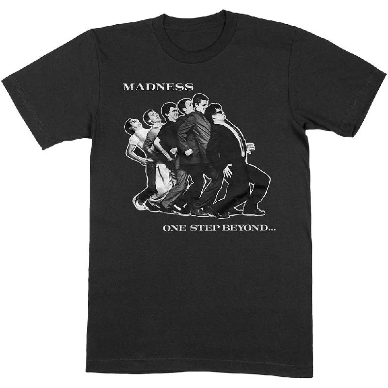 Madness | Official Band T-Shirt | One Step Beyond Basic T-Shirt Crew Neck Short Sleeve