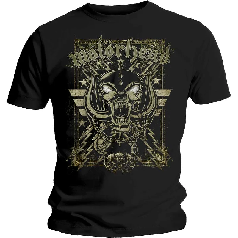 Motorhead | Official Band T-Shirt | Spider Webbed War Pig Terry Blend Velvet Blend Canvas Blend