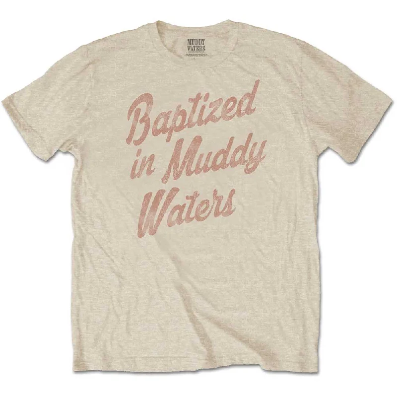 Muddy Waters | Official Band T-Shirt | Baptized Chenille Blend Fleece Blend Nylon Blend