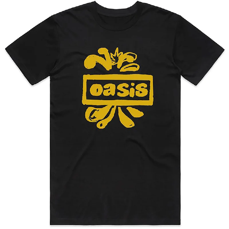 Oasis | Official Band T-Shirt | Drawn Logo Anti-Pilling Machine Wash Handmade