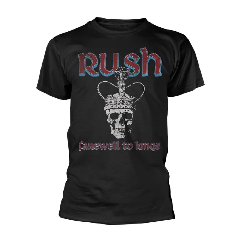 Rush Unisex T-shirt: Farewell To Kings Iron Safe Non-Iron Wrinkle Free