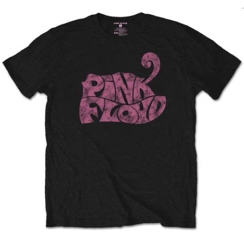 Pink Floyd | Official Band T-Shirt | Swirl Logo Houndstooth Herringbone Solid