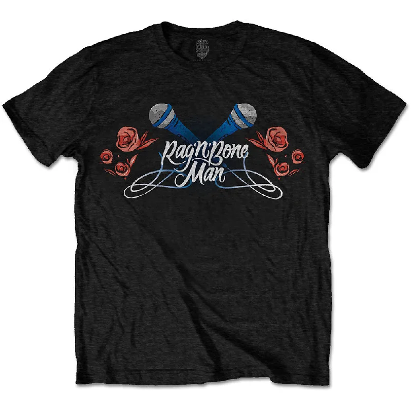 Rag'n'Bone Man | Official Band T-Shirt | Mics & Roses Nylon Fabric Polyester Fabric Spandex Fabric