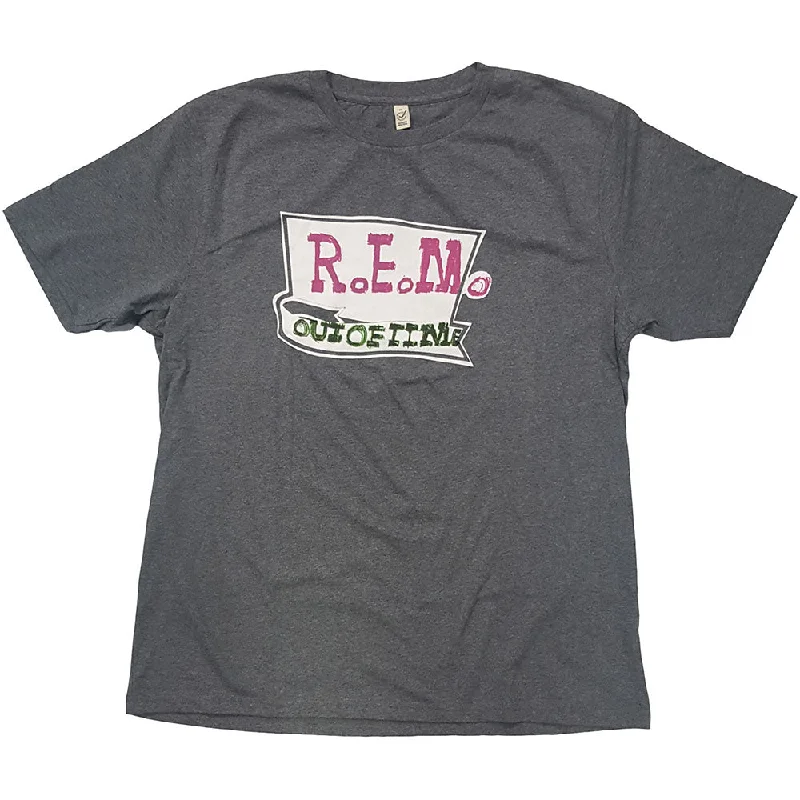 R.E.M. | Official Band T-Shirt | Out Of Time Hooded Caped Shawl Collar