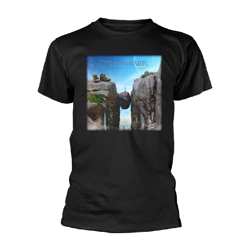 Dream Theater Unisex T-shirt: A View From The Top Chenille Brocade Lace