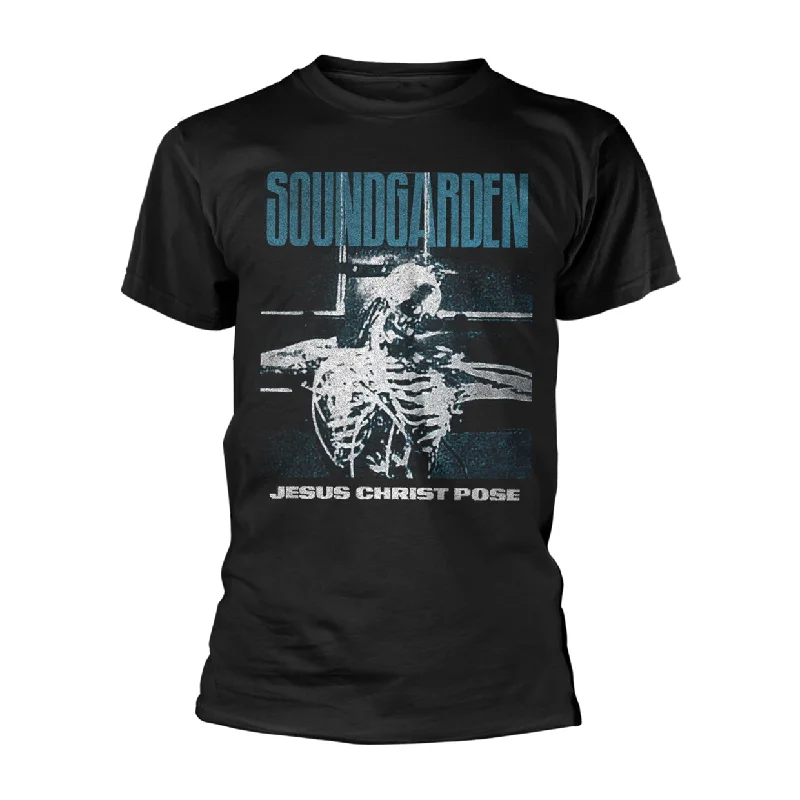 Soundgarden Unisex T-shirt: Jesus Christ Pose Cotton Fabric Linen Fabric Terry Fabric