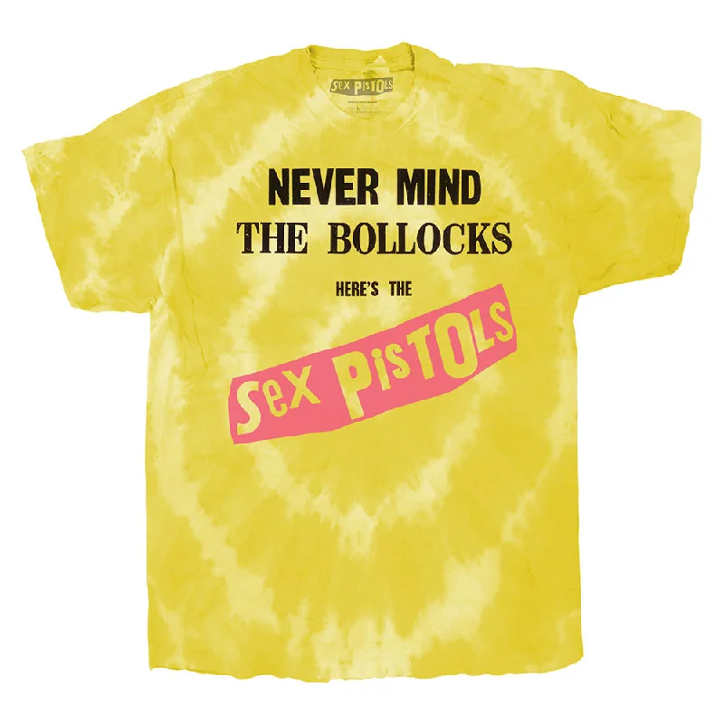 The Sex Pistols | Official Band T-Shirt | Never Mind the B…locks Original Album (Dip-Dye) Zippered Buttoned Snapped