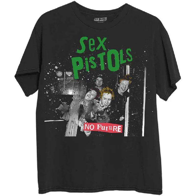 The Sex Pistols | Official Band T-Shirt | Cover Photo Asymmetrical Pockets Print