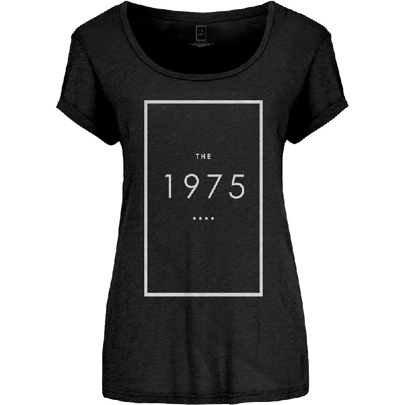 The 1975 Ladies T-Shirt: Original Logo Lace Blend Ribbed Blend Corduroy Blend