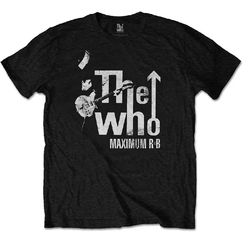 The Who | Official Band T-Shirt | Maximum R&B Oversized T-Shirt Spandex breathable