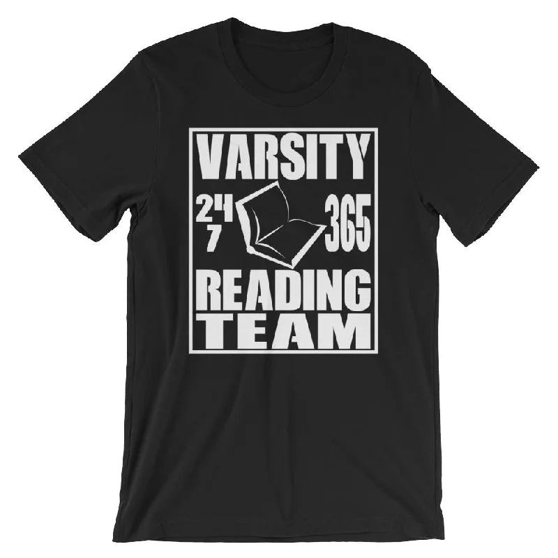 Varsity Reading Team 24/7 365 T-Shirt Knit Fabric Woven Fabric Fleece Fabric