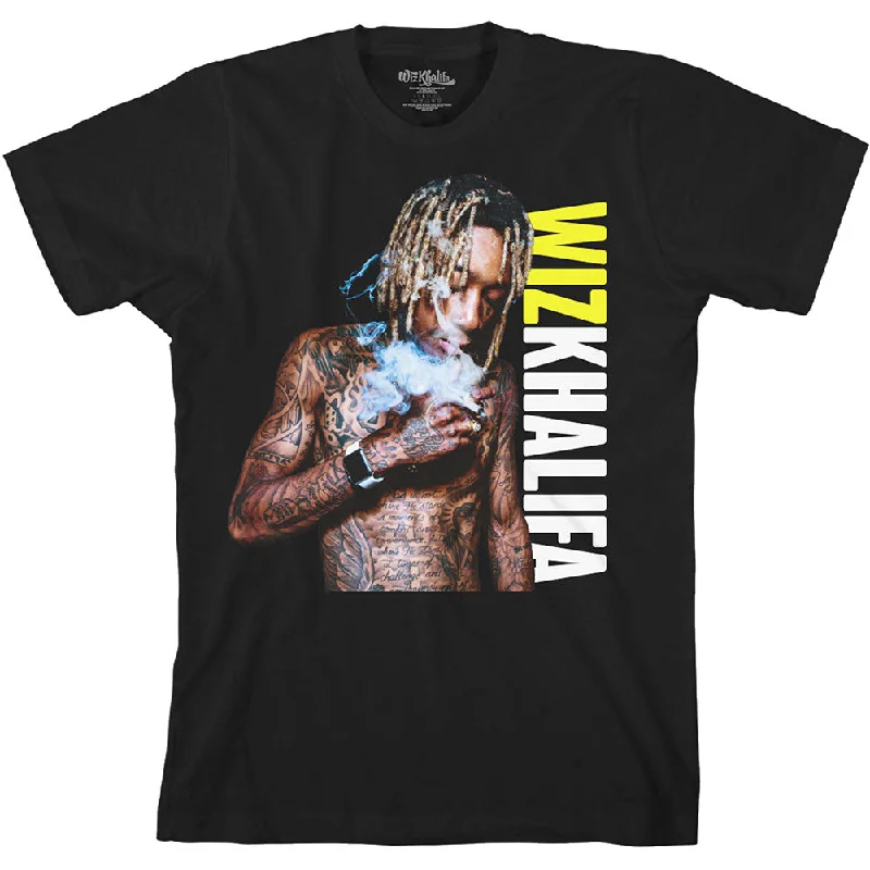 Wiz Khalifa | Official Band T-Shirt | Blazer Fleece Fabric Down Fabric Feather Fabric