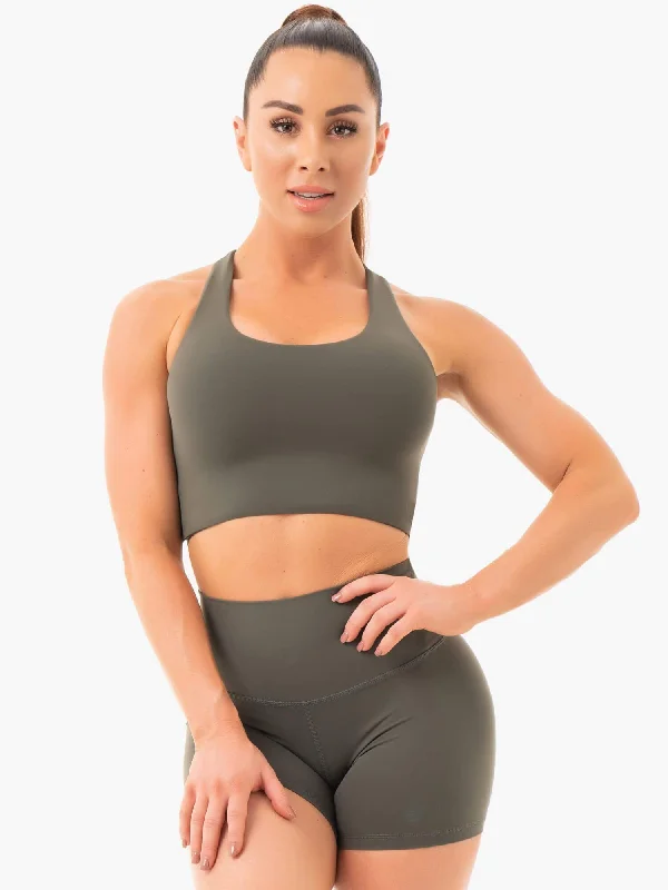 NKD Sports Bra - Khaki Soft Cup Bralette