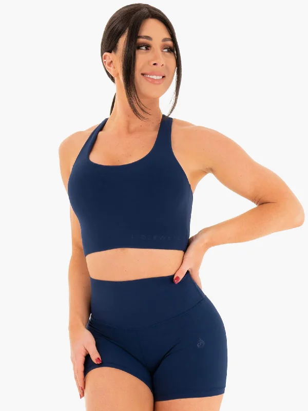 NKD Sports Bra - Navy Full Support Bra