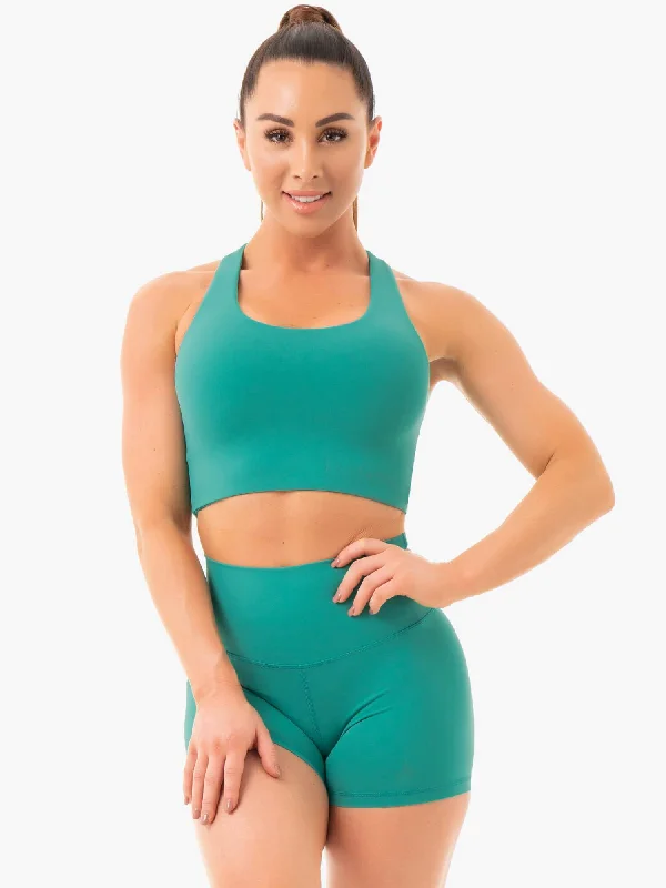 NKD Sports Bra - Turquoise Comfortable Bralette Style