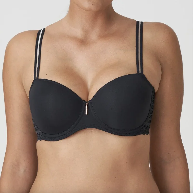 Prima Donna Twist East End Balcony Bra 0241932 in Black Push-Up Bralette Set