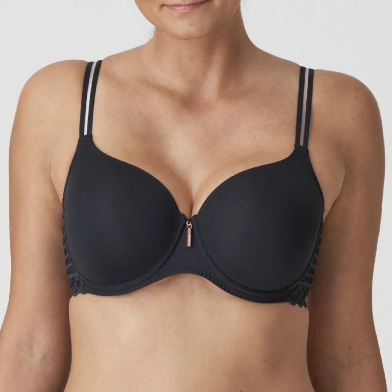 Prima Donna Twist East End Padded Heart Shape Bra in Black 0241930 Adjustable Fit Bra