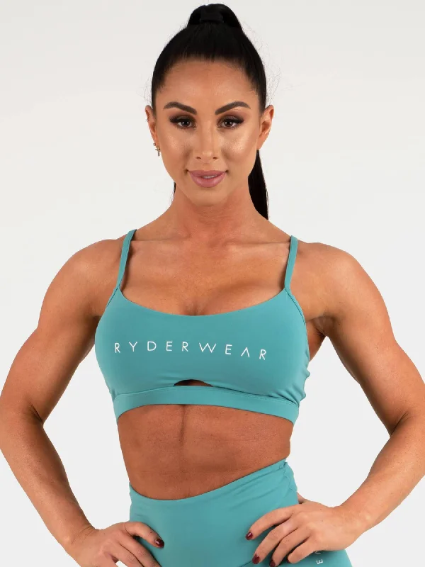 Staples Sports Bra - Teal Comfortable Active Bra