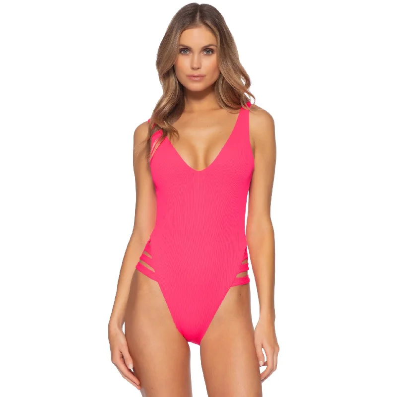 Becca Fine Line Sophie One Piece Womens Swimsuit Classic Swimsuit Design