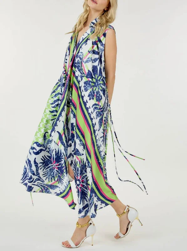 Multi Print Unbalanced Maxi Dress Elegant Velvet Maxi Dress