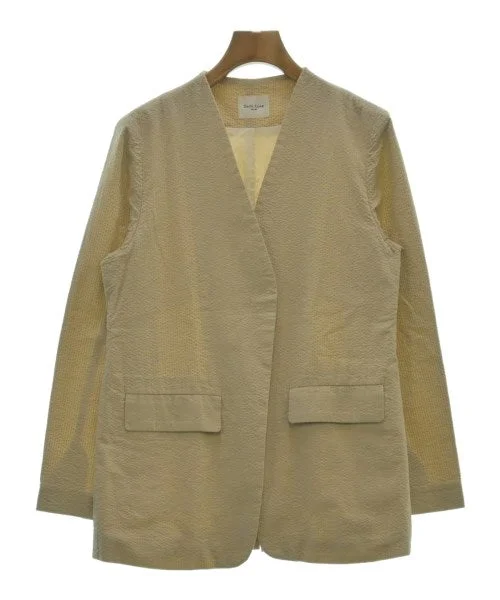 Demi-Luxe BEAMS Collarless jackets Front Pockets Side Pockets Patch Pockets