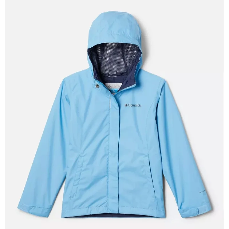 Columbia Arcadia Rain Jacket - Girl's Front Pockets Side Pockets Patch Pockets