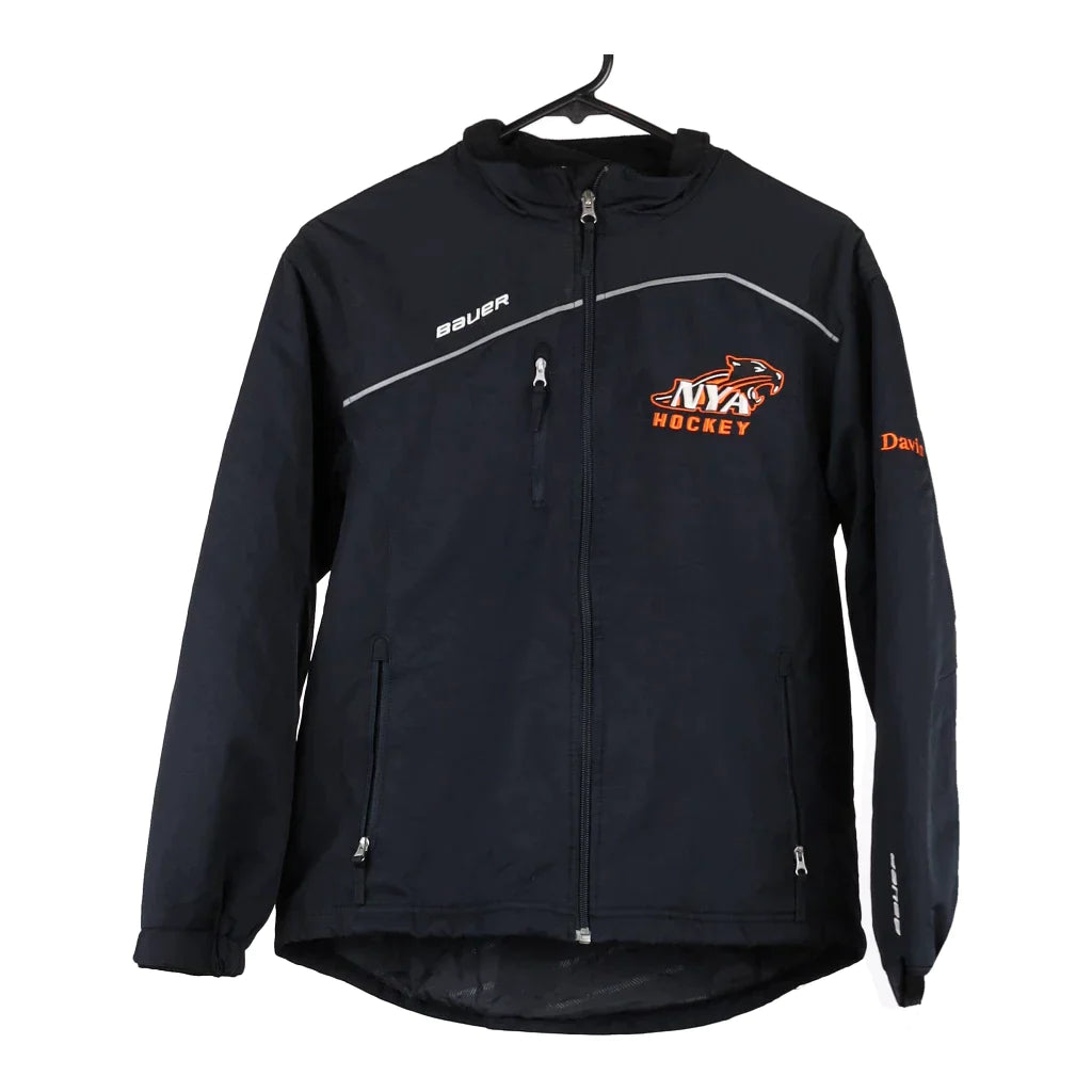 NYA Hockey Eddie Bauer Jacket - XS Black Polyester Elasticated Jacket Padded Jacket Insulated Jacket