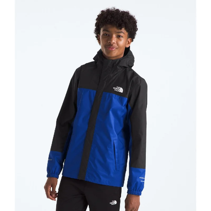 The North Face Boys' Antora Rain Jacket Front Pockets Side Pockets Patch Pockets