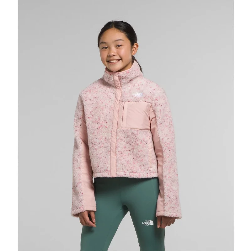 The North Face Girls' Fleece Mashup Jacket Nylon Fabric Polyester Fabric Spandex Fabric