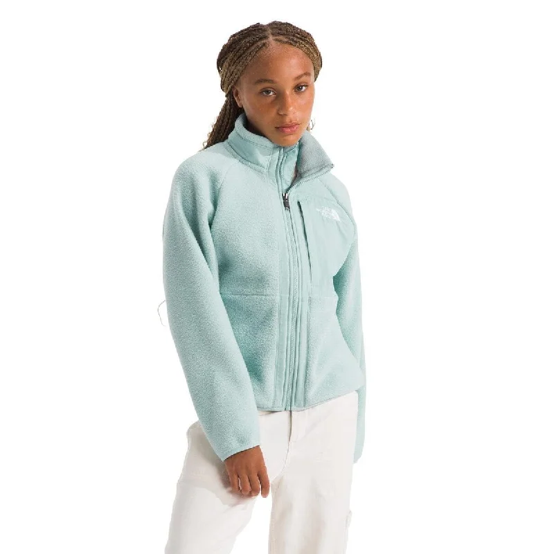 The North Face Girls' Yumiori Full Zip Jacket Boat Neck Shawl Collar Notched Collar