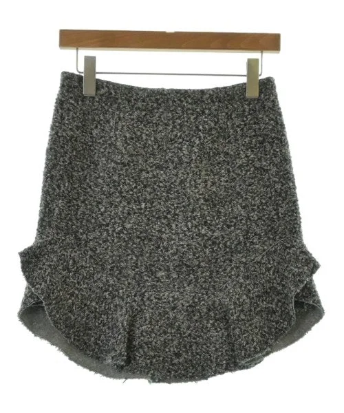 ISABEL MARANT Mini skirts velvet skirt plush