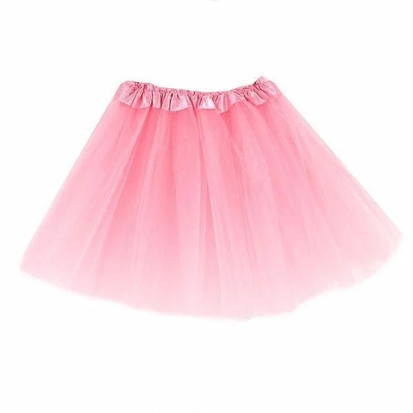 30cm Kiddies Tutu Skirt Light Pink floral skirt print