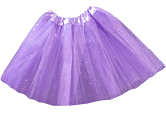 30cm Tutu Skirt Kiddies light Purple Glitter corduroy skirt cozy