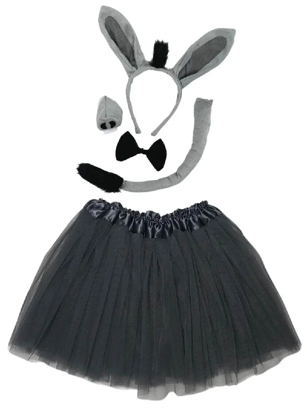 Adult Donkey Costume - Tutu Skirt & Headband Set for Adult or Plus Size corduroy skirt textured