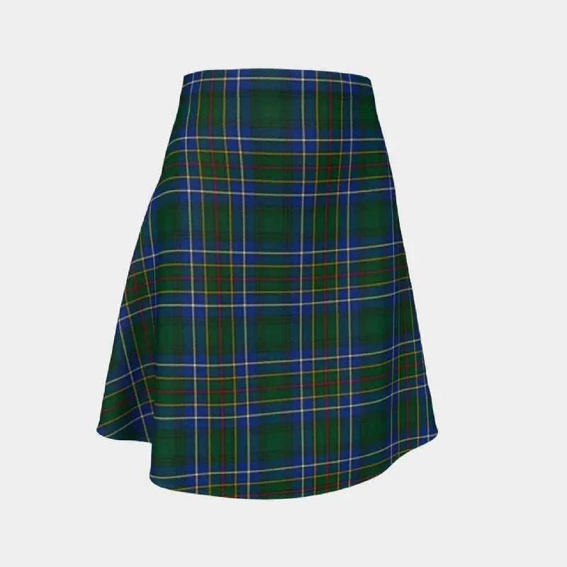 Cockburn Ancient Tartan Flared Skirt wool skirt thick