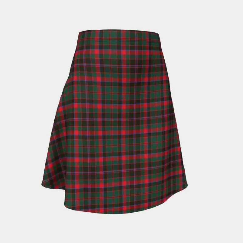 Cumming Hunting Modern Tartan Flared Skirt lace skirt feminine