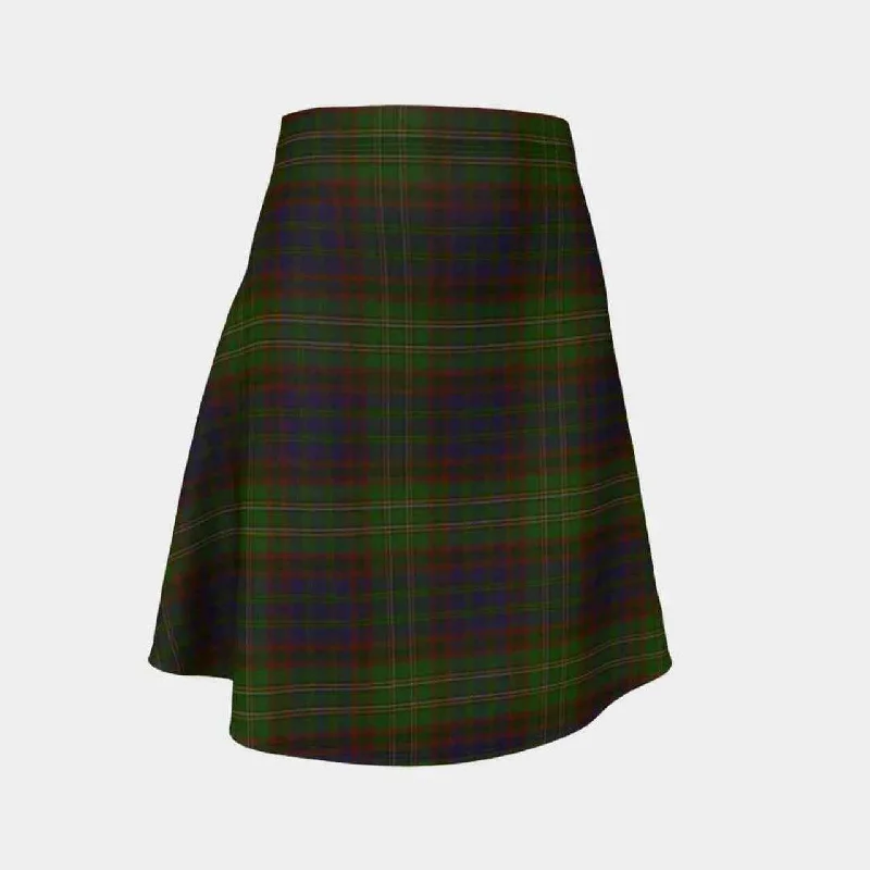 Cunningham Hunting Modern Tartan Flared Skirt chiffon skirt delicate