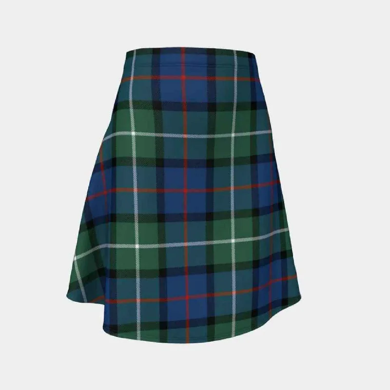 Davidson of Tulloch Tartan Flared Skirt denim skirt fashionable