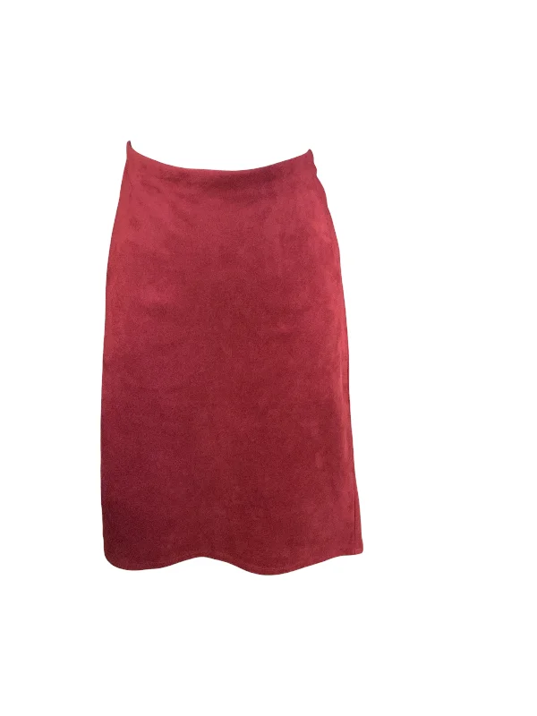 NWT 89th+Madison Women's Skirt Wine S corduroy skirt cozy